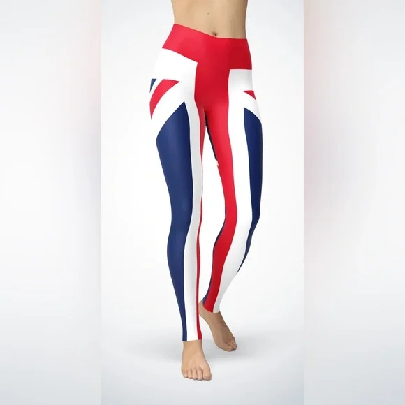 KALI GIRL POWER (UK FLAG) 7/8 Size M LEGGING (Miami Fit Wear) - Picture 6 of 7